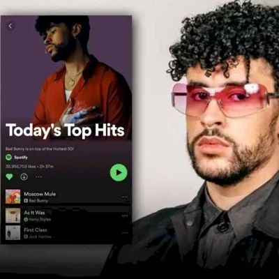 Bad Bunny, el artista latino mejor pagado de Spotify
